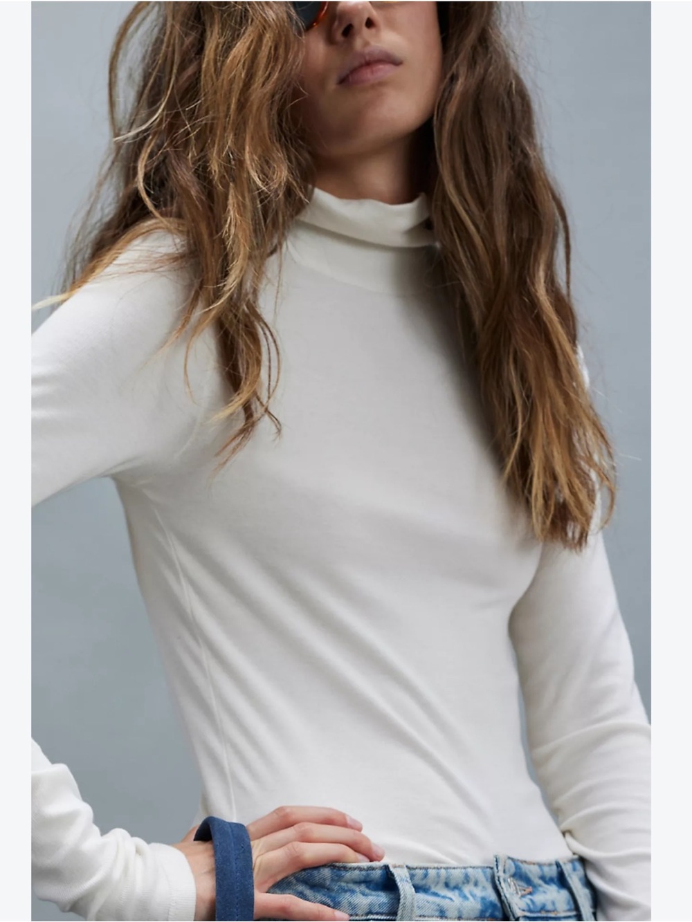 We The Free Good Good Turtleneck - White/Cream